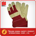SLG-PA2208R  Pig grain leather working safety gloves for sale