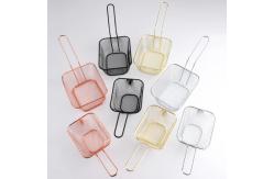 China Long Handle Stainless Steel French Fries Fry Basket Kitchen Accessories supplier
