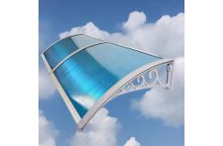 China Adjustable Height Plastic Bracket Polycarbonate PC Sheet  Canopy With Noise Reduction Rain Protection supplier