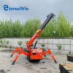 3 Ton Electric Mini Spider Crawler Crane With Wireless Remote Control for sale