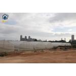 Agricultural Tunnel Greenhouse Single Span PE Film Greenhouse For Flowers Plant for sale