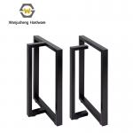 T-shaped Steel Frame Table Legs Wrought Iron Table Legs Metal Heavy Duty Detachable Coffee Table Legs for sale