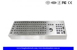 China Machine Industrial Keyboard With Trackball Desktop IP68 EMC USB supplier