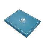 Own Logo Cardboard Removable Lid 2 Piece Rigid Boxes Custom Thin Packaging Box With Logo For T Shirt Clothing for sale