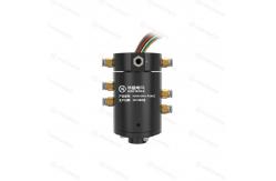 China ISO 4 Passage Rotary Union Pneumatic 24 Circuits 2A For Cleanrooms supplier