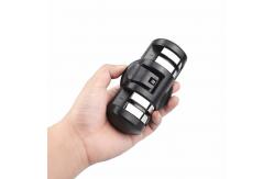 China Universal Black Manual Professional Knife Sharpener Stainless Steel With Suction Pad supplier