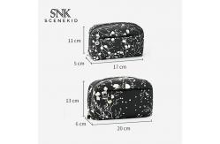 China Digital Printing Polyester Canvas Cosmetic Brush Bag supplier