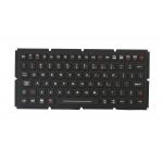 Illuminated IP65 ruggedized silicone rubber 83 keys keyboard for military computer