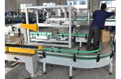 China Automatic Drop Down Carton Case Packer 30packs/Min Wrapping Machine supplier