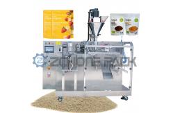 China Horizontal Doypack Packing Machine Automatic Flour Bag Ginger Packaging supplier