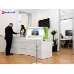Qtenboard Portable TV Tablet's Movable 5-Star In-Room Hub White Cabinet Wide Screen Support Portable Design for sale
