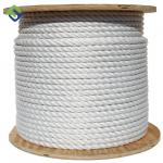 High Strength Black Twisted 3 Strand Nylon Rope 220m Coil 16mm for sale