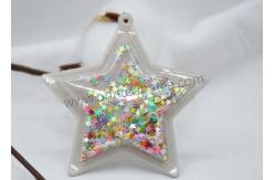 China Clear TPU 0.8mm Embossed Patches With Bling Sequins supplier