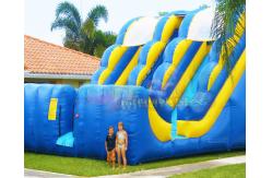 China Commercial Double Side Inflatable Bouncer Slide Double Stitching supplier