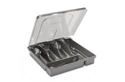 China Multi-Purpose Storage Kitchen Cutlery Flatware Drawer Organizer with Lid Customizable supplier