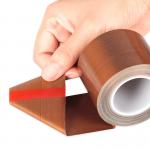 Heat Resistance Seal PTFE  Adhesive Tape Fiberglass PVDF 12mm for sale