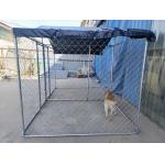 Chain Link Steel Dog Kennel Outdoor Enclosure Exercise Pen Run With Cover for sale