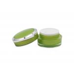 Cylinder Cosmetic Cream Jar 50g Plastic Cream Container for sale