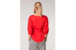 China Puff Sleeve Blouse Designs For Women supplier