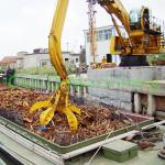 Garbage Station 10Tm 3.2m Depth Hydraulic Crane Grab Bucket for sale