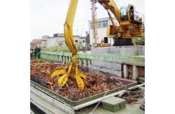 China Garbage Station 10Tm 3.2m Depth Hydraulic Crane Grab Bucket supplier