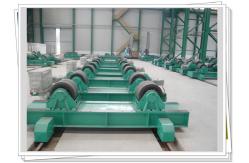 China Bolt Adjustable Tank Turning Rolls With Manual Bogie , VFD Control supplier