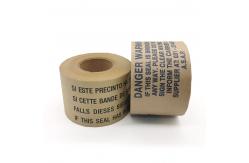 China Writable Kraft Flatback Paper Tape For Writing And Markings On Reused Boxes supplier