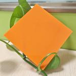 Opaque Orange Optional UV Coating 10mm Solid Polycarbonate Sheet For Anti-Yellowing And Weather Resistance for sale
