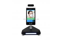 China Desk Mounted F2.4 Aperture Face Recognition Infrared Thermometer supplier