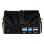DDR3 RAM Fanless Mini PC Intel Processors Mini Desktop Computer Aluminum Chassis for sale