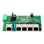 5 Port E-Mark Industrial Network Switch PCBA Gigabit Based Unmanaged 12V 24V for sale