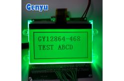 China 2.9 Inch LCD Screen 128 * 64 LCD Display STN Transflective Green Backlight supplier