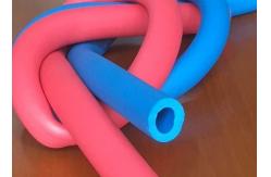 China Customized Printed Silicone Foam Tubing , High Temperature Silicone Sponge Rubber Tube supplier
