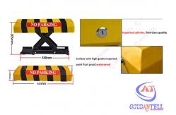 China Waterproof Remote Control Car Parking Locks Chargeable Automatic Parking Lock supplier