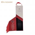 Foldable Custom Wine Paper Box Magnet Closure Lid Packing Boxes For Wine Bottles for sale