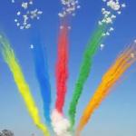 Custom Mandarin Pyrotechnics Daytime Salute Cake Fireworks 49 Shots for sale