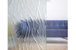 China 99% Transparency Patterned Glass for Building UV Protection Included supplier