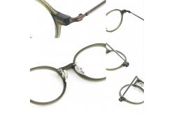 China Classic Mens Round Acetate Glasses Optical Frame MR 98856 supplier