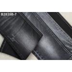 62/63” Light Slub Black Denim Jeans Fabric 10.5oz For Garment for sale