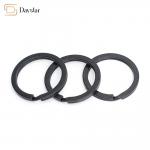 Heavy Duty Metal Key Rings , Flat Round Split Key Chains Rings