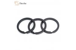 China Heavy Duty Metal Key Rings , Flat Round Split Key Chains Rings supplier