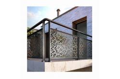China Indoor Modern Aluminum Handrail Fireproof Anodized Aluminium Hand Railing supplier