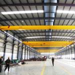 Light Weight 10T Span 10m Electric Hoist Single Girder Bridge Crane for sale