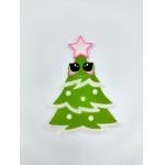 Decoration  Business Logo Stickers For Packaging Christmas Tree Pvc Material for sale