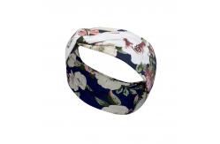China Fashion Women Head Scarves Wide Elastic Headbands With Heat Transfer Logo supplier