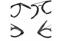 China Latest Styles Wood Copy Acetate Retro Optical Glasses Frame MR 09 supplier