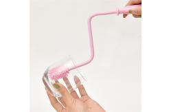 China Bpa Free Multipurpose Silicone Dish Brush With Handle supplier