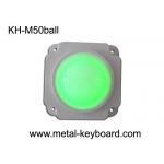 50 MM Mechanical Resin trackball  / Backlit trackball Pointing Device for sale