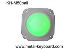 China 50 MM Mechanical Resin trackball  / Backlit trackball Pointing Device supplier