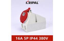 China IP44 16A 32A IEC Waterproof Industrial Power Socket Surface Mounted supplier